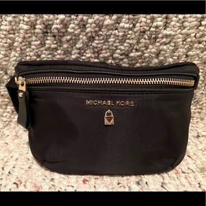 Michael Kors black fanny pack.